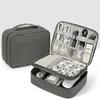 Draagbare USB-datakabeloplader, opbergtas, reiskabelorganizer, waterdichte kabelopbergtas, digitale elektronica-organizer