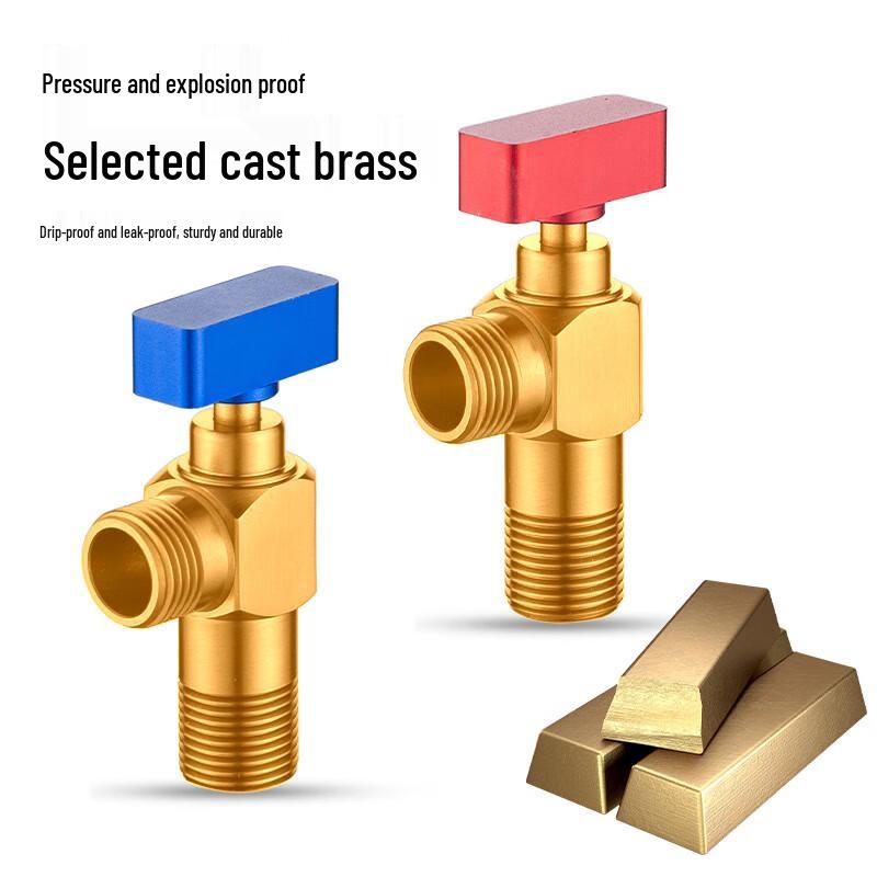 Wolf's Kiss 1/2-inch High-Flow Universal Brass Angle Valve