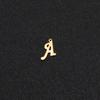 Custom Stainless Steel A-Z Letter Charms - Fade-Resistant DIY Pendants