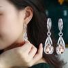3 Pcs/Set Lady Earrings Lightweight Shiny Faux Crystal Exquisite Women Necklace for Gift