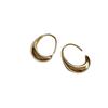925 Silver Needle Curved Earrings Earrings Temperament Premium Versatile Small C-Shaped Circle Earrings