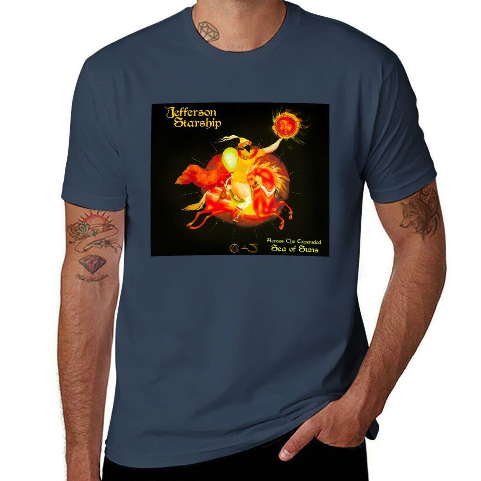 Jefferson Starship Tshirt Perforunisexce Workout Short Sleeve Tee S
