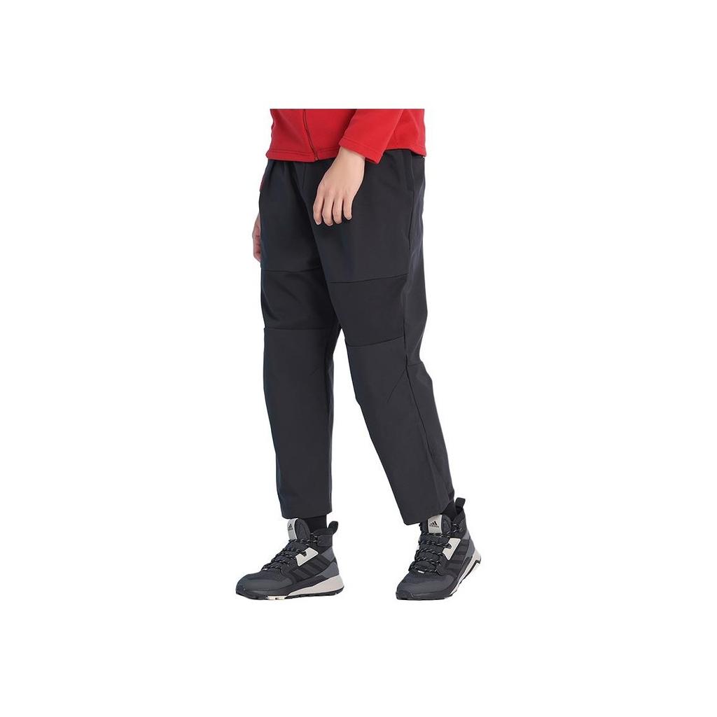 Adidas Plain Straight-Leg Casual Sweatpants Men Bottoms Black FT6634