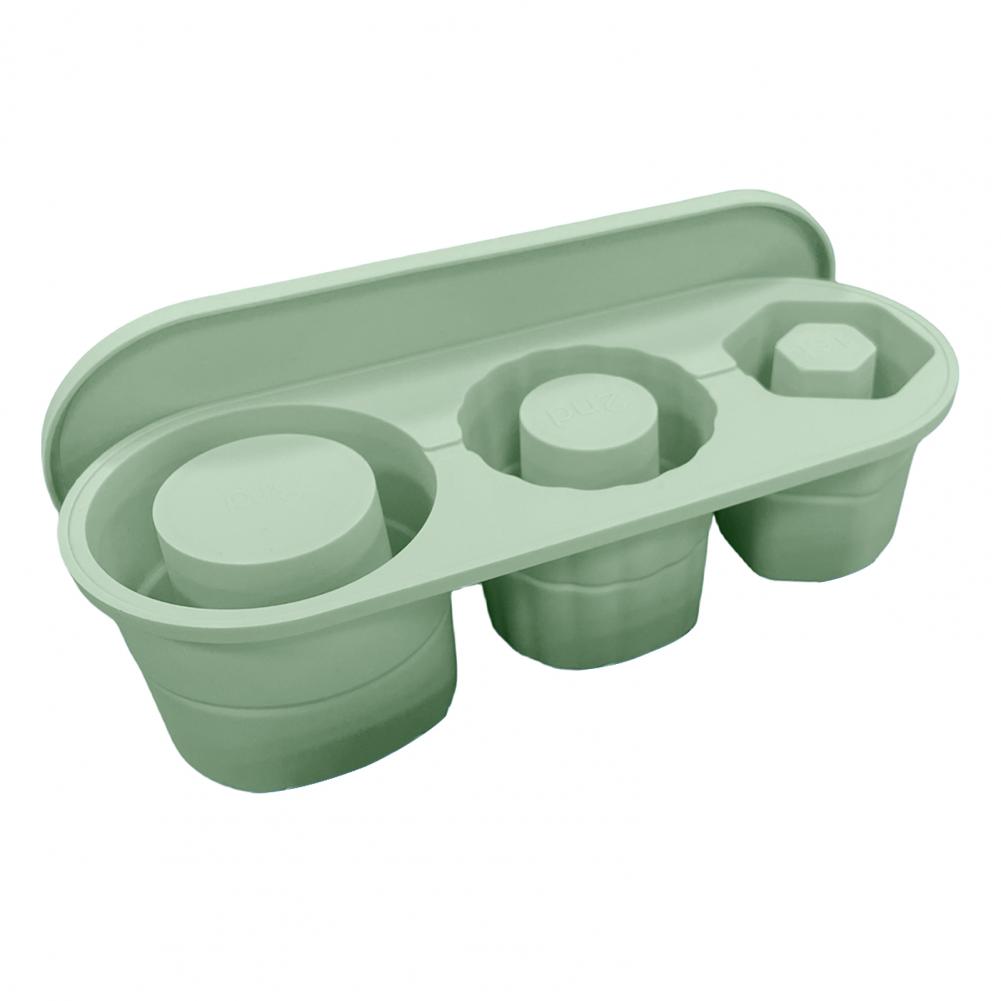 Silicone Hollow Cylinder Ice Cube Tray With Lid Mold For Cola Coffee Stackable Ice Cubes Maker For 30 40oz Cup Tumblers