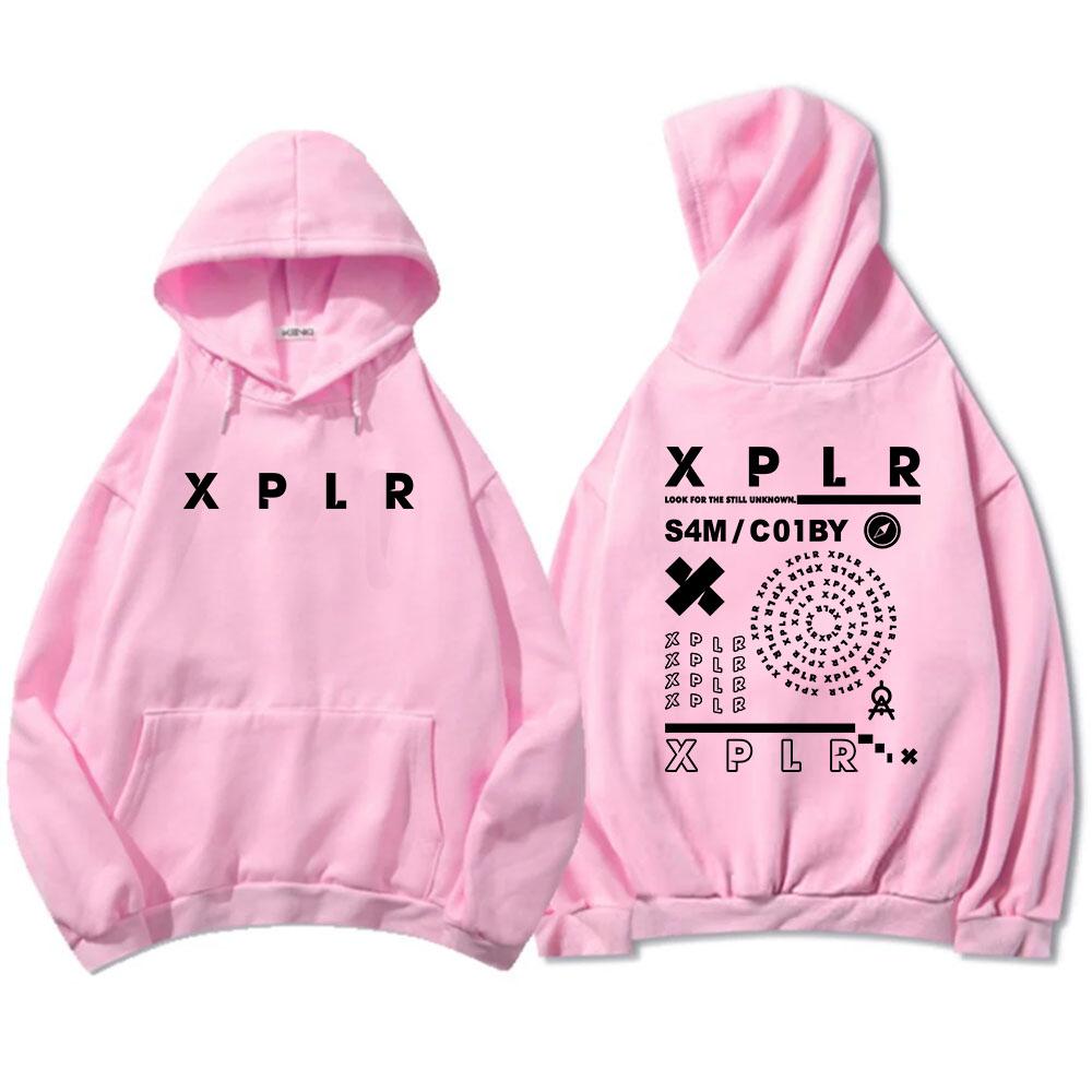 Hip Hop Streetwear Sam and Colby Xplr-r Hoodies Graphic Clothes Heavy Mental Fashion Sweatshirts Soft Hooded Men Hoodie