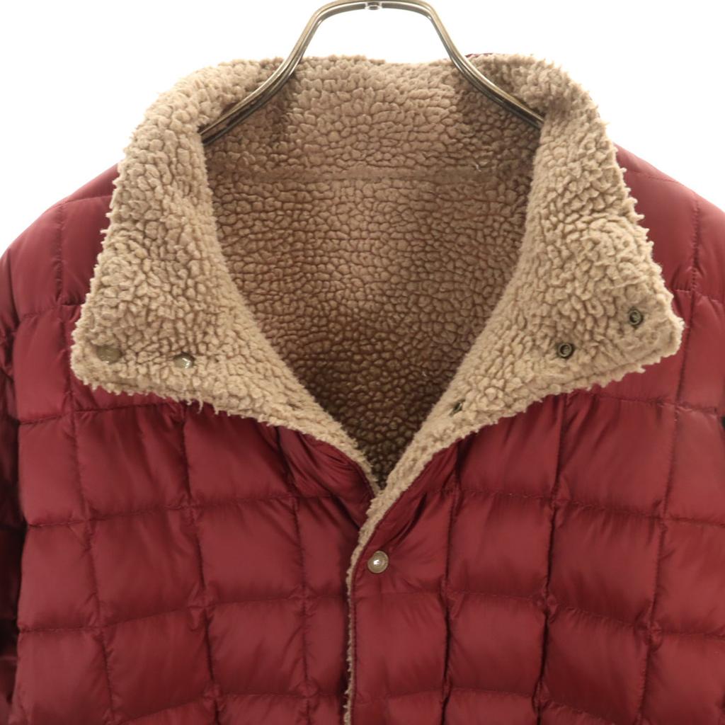 MANASTASH TAION collaboration reversible Down jacket L wine-red Men's Used
