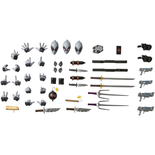 Kaiyodo Revoltech Amazing Yamaguchi Deadpool Ver. 2.5 X-Force Color, Approximately 170mm Tall, Non-scale PVC & ABS Painted Action Figure