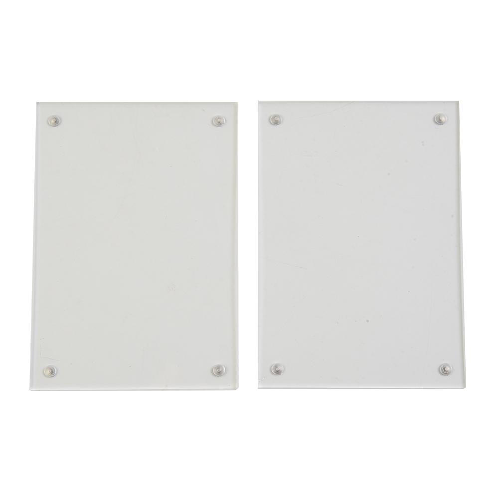 Transparent Acrylic Display Board Magnetic Double Sided Photo Frame Clear Crystal Poster Desk Show Stand Desktop Decor For Home
