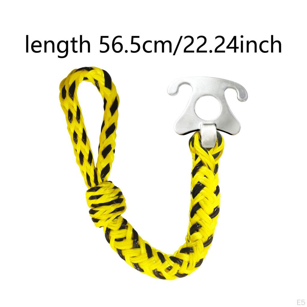 Boat Tow Rope with Stainless Steel Connector for Water Sports Use