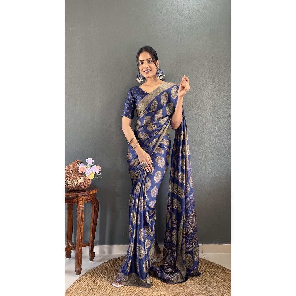 Very Easy Wearable Saree In Just 60 Seconds