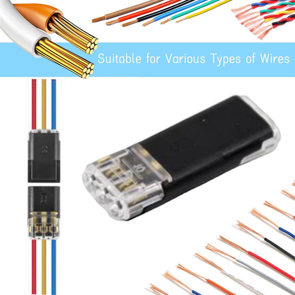 No-Stripping, No-Soldering -Wire Plug Quick Connector