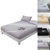 Deep 1525cm Fitted Sheet Pillow Case Bed Sheets Single Double King Color Solid