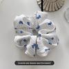 Women's High Elasticity Striped Bow Scrunchie - Durable and Versatile Hair Accessory.