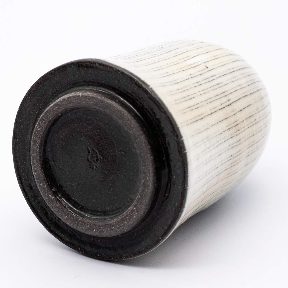 Kyoto Ware, Kiyomizu Ware, Seki Pottery, Flowering Pot, Small, White Grass, 246242