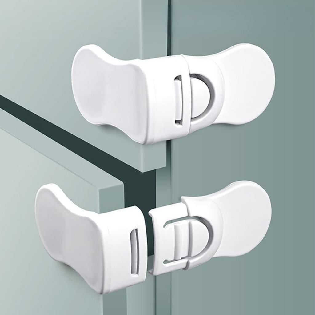 Baby Safety Lock Cabinet Drawer Lock Child Proof Corner Lock Fridge Door Protector