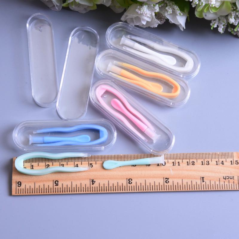 Upgraded Contact Lens Case with Tweezers & Stick - Conveniently Boxed Set