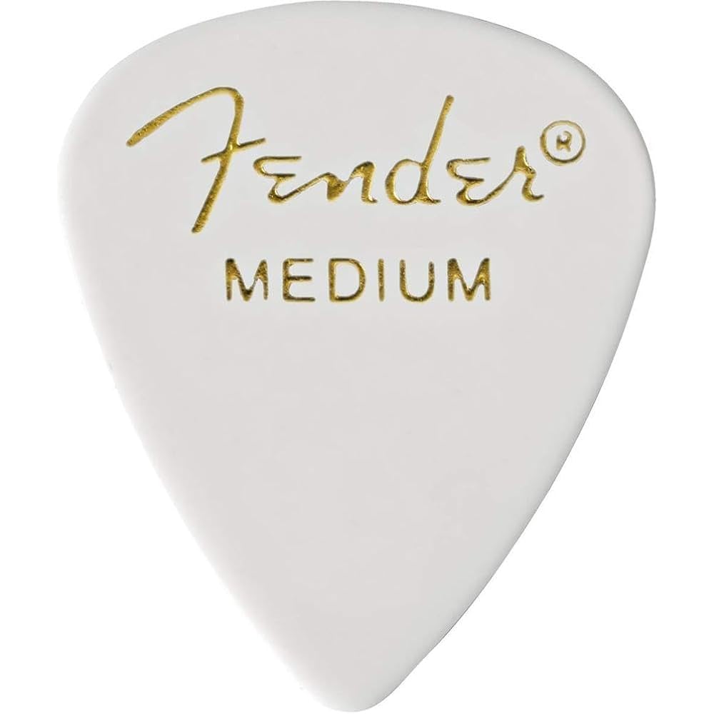 Fender Pick 351 SHAPE CLASSIC PICKS - 12 COUNT MEDIUM, WHITE
