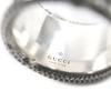 Great GUCCI Ring Snake Double G Silver AG925 mens 14 Used