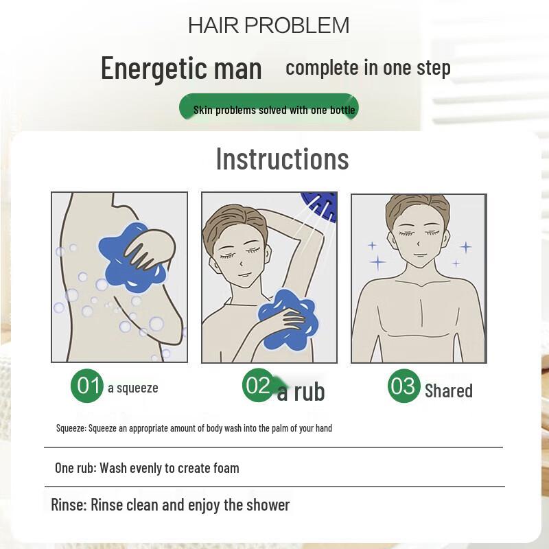 Reebok Men's Shower Gel