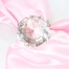 Gorąca sprzedaż 60mm K9 Kryształowo Przezroczysty Pierścień na Serwetkę w Kształcie Diamentu na Dekorację Stołu Weselnego i na Przyjęcie na Kolację na Urodziny