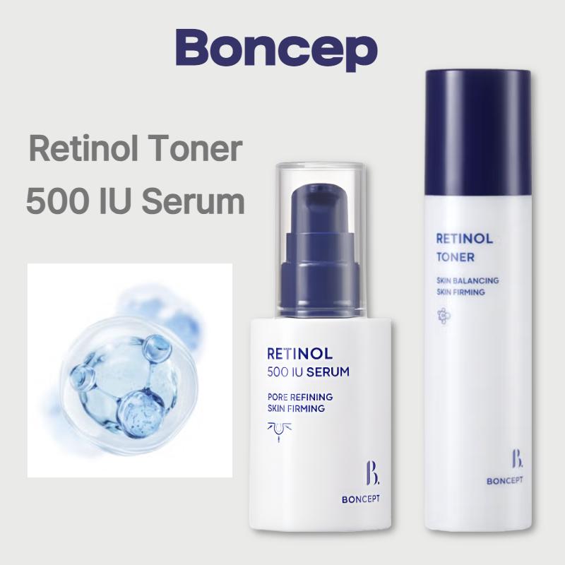 Boncept Retinol Toner 135ml / Retinol 500 IE Serum 30ml