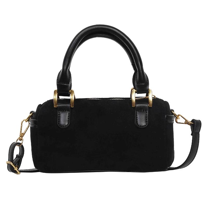 Solid casual crossbody bags for women interior zipper pocket dumpling type bags interior compartment