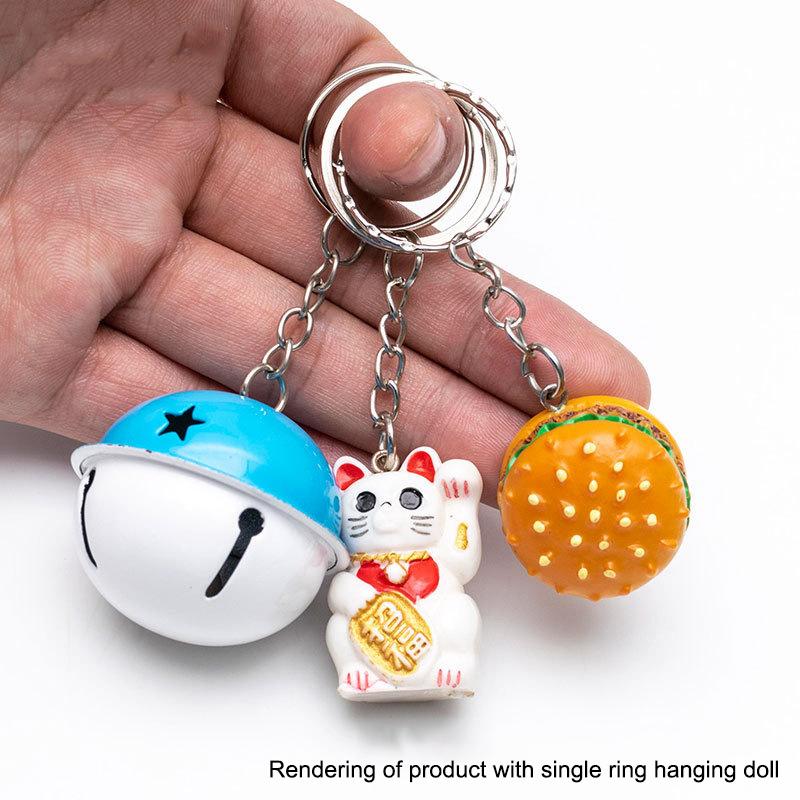 10/50Pcs Key Ring Chain Gold Color Silver Color 25/30Mm Round Split Metal Key Chain Diy Keychain Keyrings