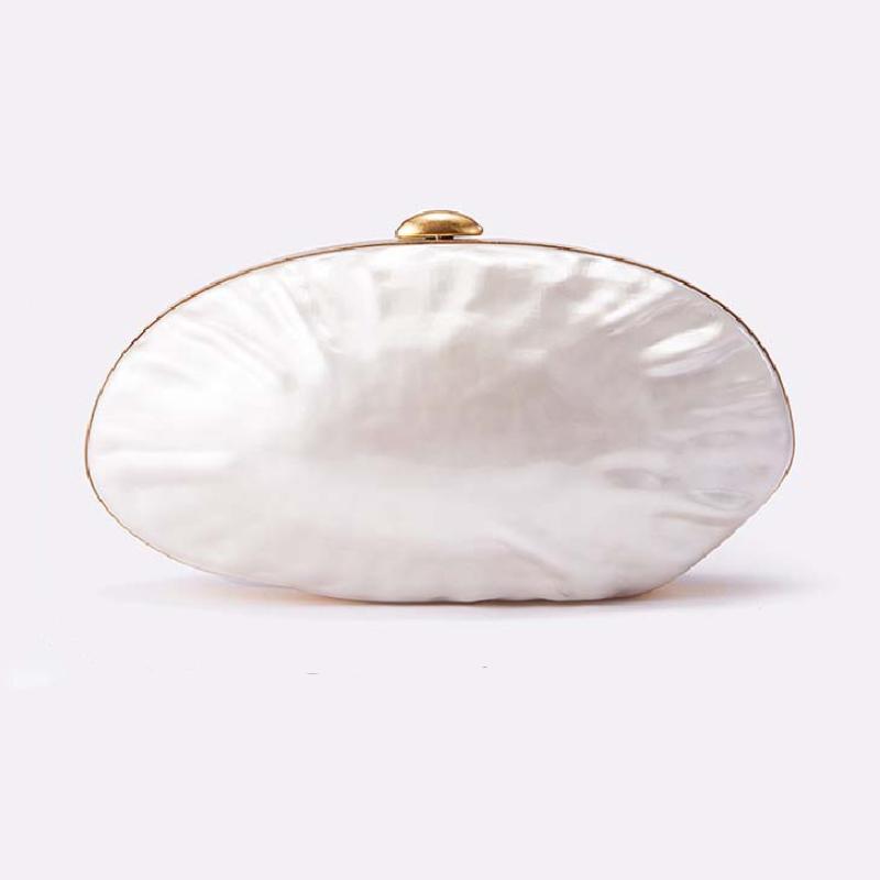 Acrylic Wedding Bag Crossbody Shoulder Unique Shell Shape New Arrival Clutch Evening Fashion Women s Mini Genuine Luxury Handbag 22x7x12cm