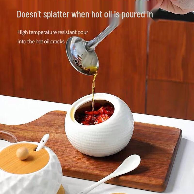 LISM Heat-Resistant Seasoning Jar Set