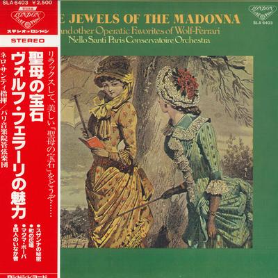 LP Record NELLO SANTI - Jewel of the Virgin (Wolf Ferrari's SLA6403 LONDON 1979 Japan Obi Classical Used