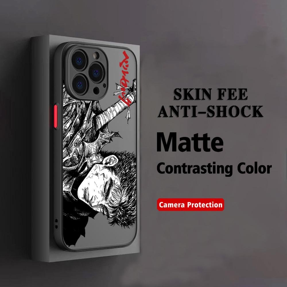 HOT New Anime Berserks Guts Phone Case For Xiaomi Redmi Note 14 13 12 12S 11 11S 10 10S 9T 9S 8 7 Pro Plus 4G 5G Matte Clear