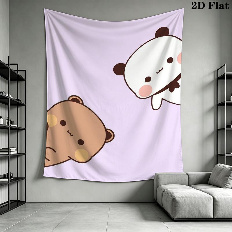 BUBU&DUDU Wall Tapestry Aesthetic Wall Hanging Printed Fabric Blanket Decorative Tapestries for Bedroom Living Room Home Decor