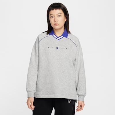 Nike Sportswear Phoenix Fleece Polo Shirt Women s M