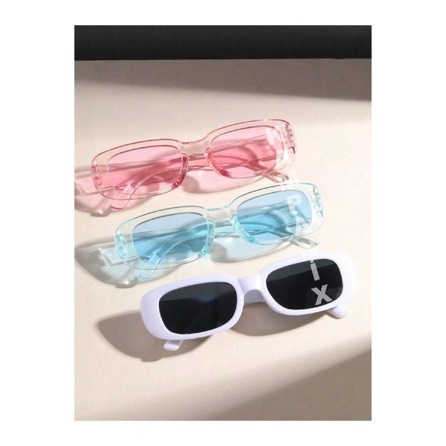 

New Season Great Deal Unisex Model Trend 3-piece Sunglasses Set чистый