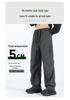 2024 Men's Trendy High Street Cargo Pants: Spring/Autumn, Handsome Loose Fit, Waterproof for Outdoor and Mountaineering