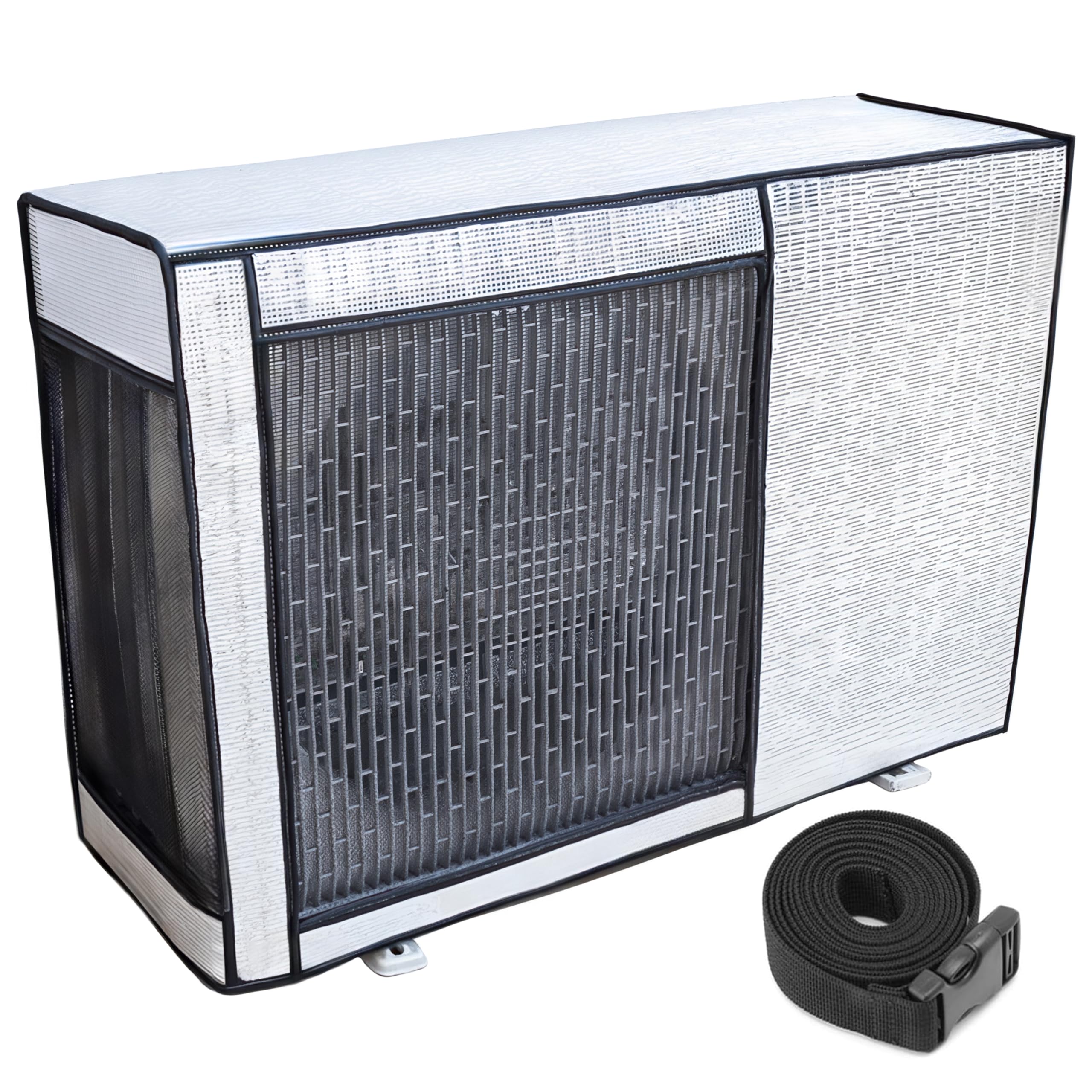 KANIYA Air Conditioner Outdoor Unit Cover Outdoor Unit Protective Aluminum Foil Material with Fixing Reflective Sun Stain Easy Suitable for All 4239₽