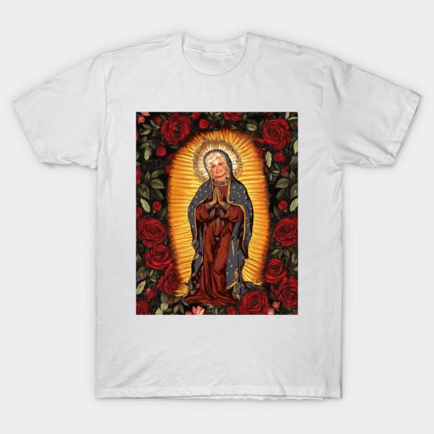 Dolly Parton Heilige Dolly von Guadalupe Florale Rosen Religiöses Grafik T-Shirt