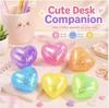 1 Stück Farbwechselndes Herz Quetschspielzeug Pailletten Liebe Fidget Spielzeug Squishy Knetspielzeug Stressabbau Spielzeug Kawaii