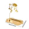 Rotating Tray Candle Holder Elegant Snack Multipurpose Candlelight Dinner Prop Decorative Coffee