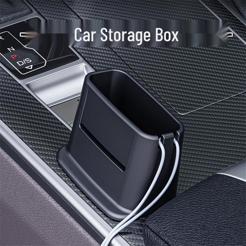 Car Interior Storage Box: Business Card & Small Item Holder