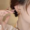 Golden Fireworks Tiger Eye Stud Earrings - Unique, Cool Style with High-End Luxury Feel