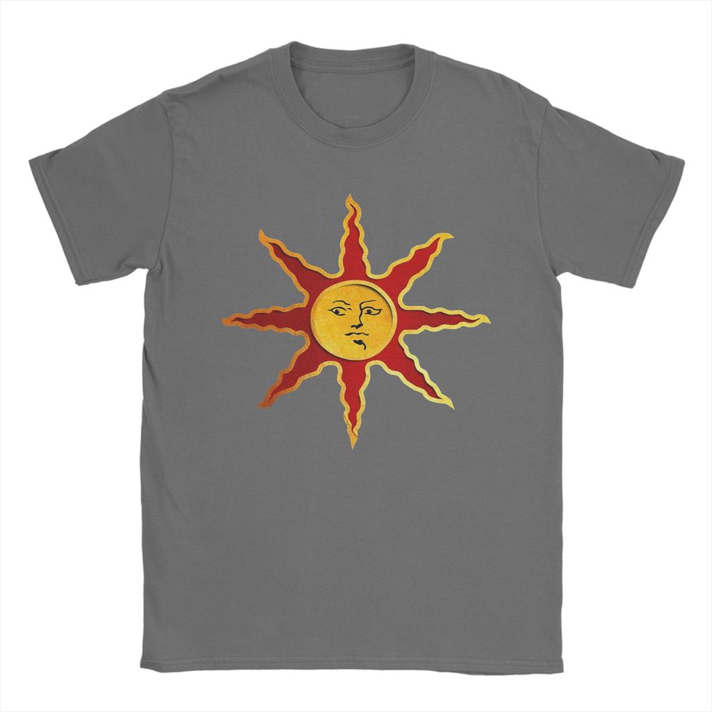 Das Sun Men T-Shirt Kreatives T-Shirt Kurzarm Rundhals T-Shirts Baumwolle Klassische Kleidung