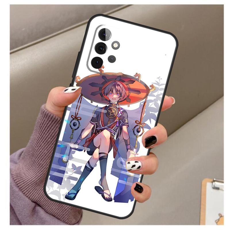 Scaramouche Genshin Impact For Samsung Galaxy A53 A33 A23 A13 A14 A24 A34 A54 A52 A32 A22 A12 A51 A71 A25 A15 Case