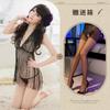European and American Sexy Lingerie Large Size Lace Milk Dress Temptation Pajamas Mesh Suspender Skirt Neck Flow