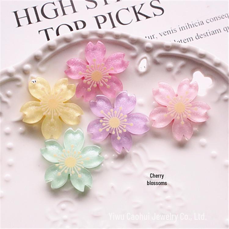 

Cherry Blossom Resin Bookmark & Jewelry Craft Kit 2.5 cm