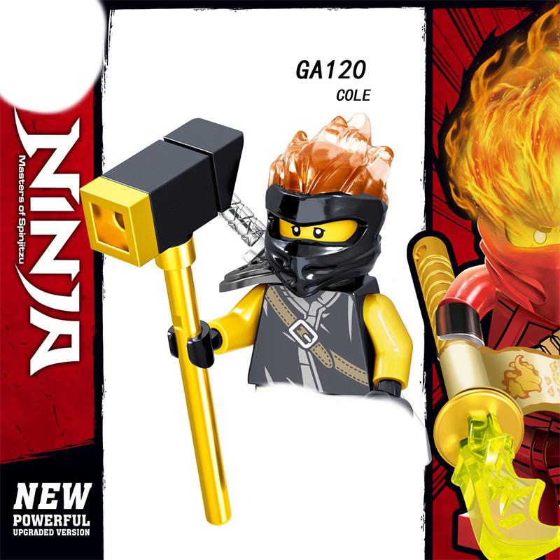 MOC Kreative Einzigen Verkauf A001-008 GA123-130 Film Serie Weihnachten Kinder Zusammengebauten Beweglichen Baustein Mini Spielzeug