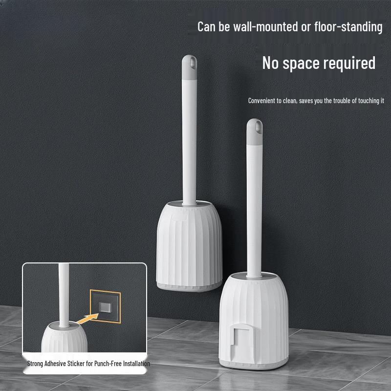 Cmaos Silicone Long-Handle Toilet Brush Set