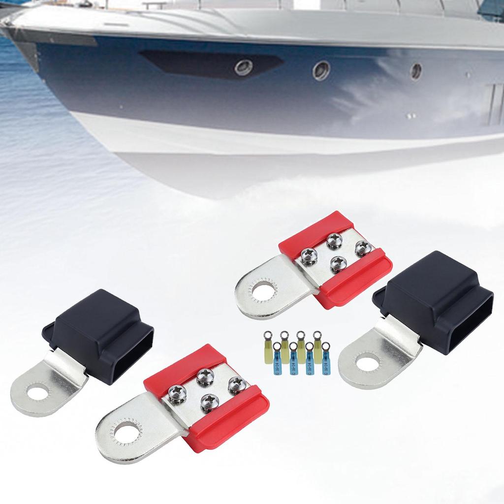 Premium Quality Reliable Positive And Negative Terminal Connector Set Easy Installation Heavy Duty 100A 32V Replacement for