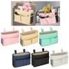 Bed Hanging Storage Bag Organizer Multifunctional with Adjustable Straps for