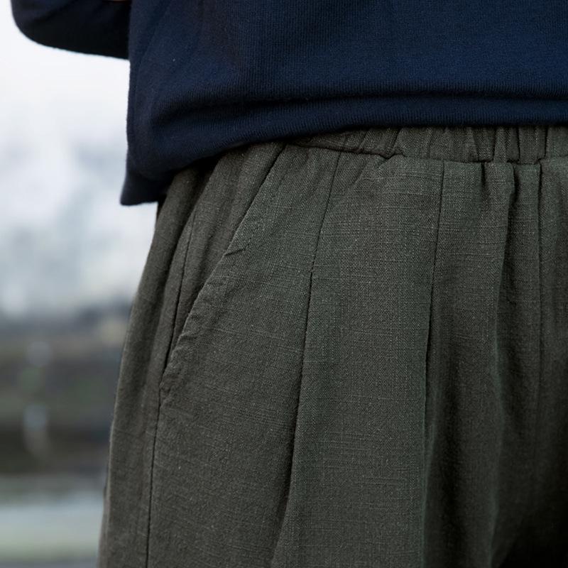 Women's Winter Slimming Quilted Linen Lantern Pants - Thickened Warm Casual Long Pants